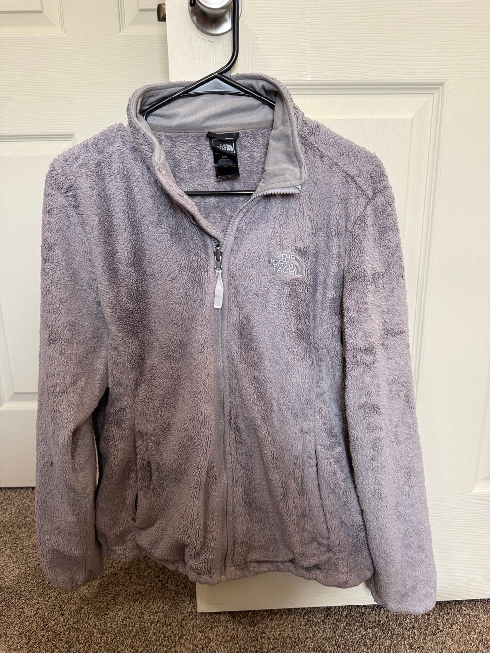 The North Face Women's Plush Fleece Jacket - Light Lavender Gray